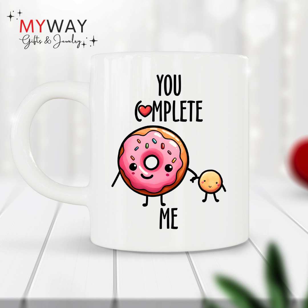 Tazza Personalizzata "You Complete Me" – Regalo Unico per San Valentino