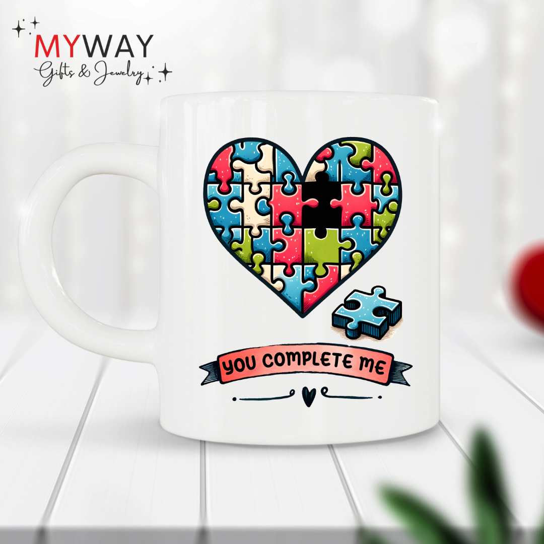 Tazza Personalizzata "You Complete Me" – Regalo Unico per San Valentino