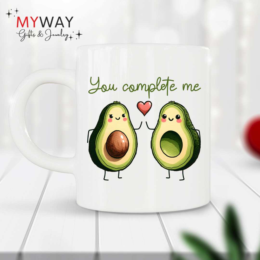 Tazza Personalizzata "You Complete Me" – Regalo Unico per San Valentino