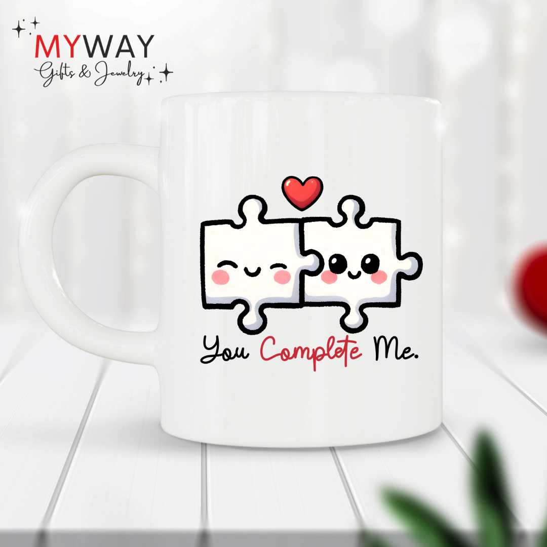 Tazza Personalizzata "You Complete Me" – Regalo Unico per San Valentino