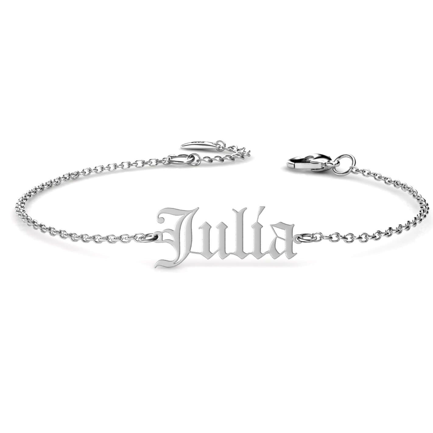 Bracciale in argento CAMELOT con nome