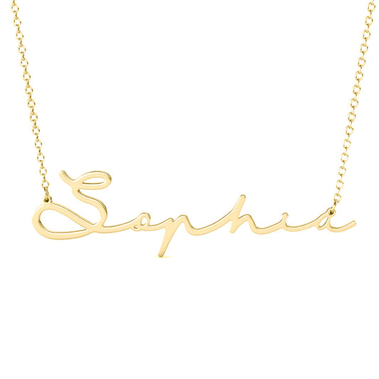 Collana con nome "Signature"